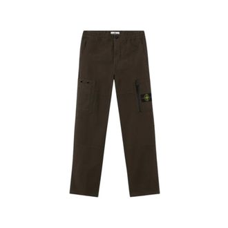 Stone Island Rechte broeken - Heren - Broeken - Bruin - Maat: W31