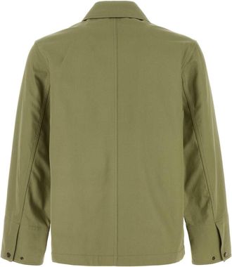 Burberry Mens Cotton Jacket Green
