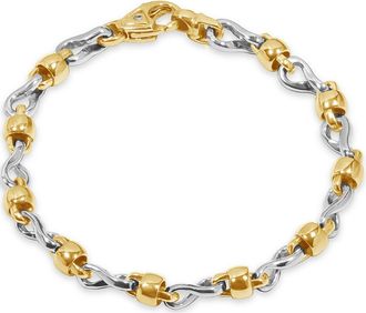Pompeii3 Mens Designer Link 14k Gold (33gram) or Platinum (53gram) 6.5mm Bracelet 8.5