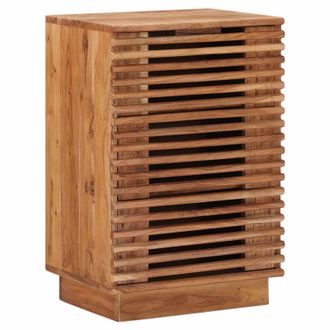 vidaXL Armario De Noche Hecho A Mano Madera Teak Marr&oacute;n Vidaxl