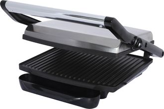 Brentwood Select TS-651 Compact Non-Stick Panini Press & Sandwich Maker, Stainless Steel