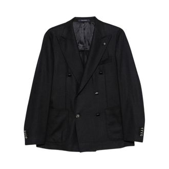 Tagliatore Giacca in Lana Vergine Blu - Suits - Hombre - Azul - XL