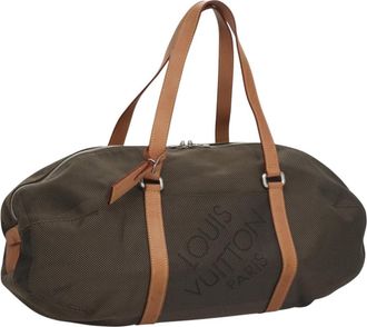 Louis Vuitton Attaquant Handbag Damier Geant Canvas Brown Canvas Bag (Pre-Owned)