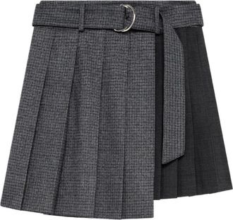 Msgm Korte Rokken - Dames - Korte rokken - Grijs - M - Rokken