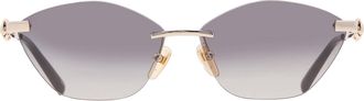 Gucci Grey Cat Eye Ladies Sunglasses GG2050S 002 59
