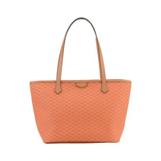 Pourchet Tassen, Dames, Oranje, ONE Size, Leer, Waves Tote Bag