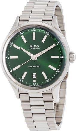 Mido Multifort Automatic Green Dial Mens Watch M0404071109100