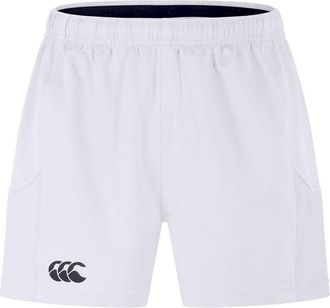 Canterbury Of New Zealand Heren Professional Polyester Rugby Shorts (Wit)