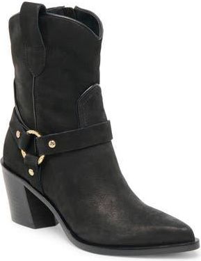 Dolce Vita Kenzen Western Harness Boot in Onyx Nubuck at Nordstrom Rack, Size 7.5