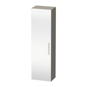 Duravit Armario Alto Duravit Vero, 1176, Bisagra De Puerta Izquierda, 500mm, Color (frente/cuerpo): Flanela Gris Seda Lacado Mate - Ve1176l9090