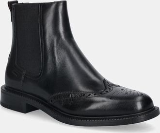 HUGO BOSS Hugo Mens Lysander Chelsea Leather Boots, Black