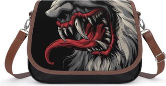 Generic Krampus Of The Yule Lord Crossbody Bags for Women Shoulder Messenger Bag Purse Handbags