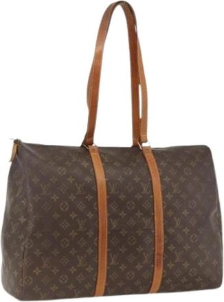 Louis Vuitton Pre-owned Flanerie 50 Weekendtas - Dames - Vintage Weekendtas - Bruin - ONE Size - Leer - Vintage