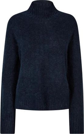 Mos Mosh Gebreide kleding - Dames - Coltruien - Blauw - L - Truien & Vesten