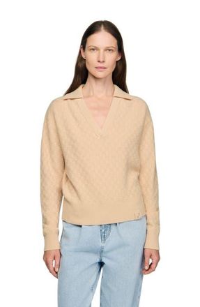 Sandro Polo-neck sweater in Beige at Nordstrom, Size X-Large
