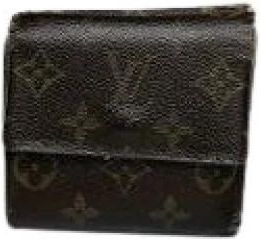 Louis Vuitton Pre-owned Leather Wallet - Dames - Vintage Accessoires - Bruin - ONE Size - Leer - Vintage