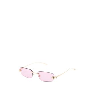 Cartier Sunglasses, unisex, Yellow, Size: 56 MM Panth&egrave;re Sunglasses