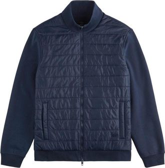 Fay Quilted Jacket In Dark Blue