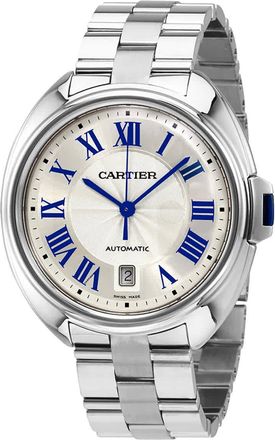 Cartier Cle Automatic Silver Dial Mens Watch WSCL0007