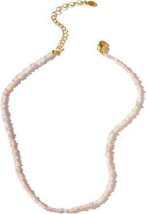 Girls Crew Pink Sands Beaded Necklace in Gold at Nordstrom