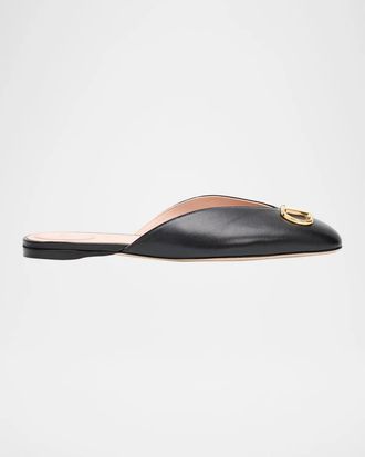Valentino Garavani VLogo Signature Leather Mules