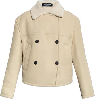 Jacquemus Leather Jassen - Dames - Jassen - Beige - S - Jassen
