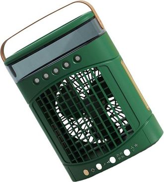 No Brand Ventilador Sin Aspas Con Dep&oacute;sito De Vapor, Aire Acondicionado Port&aacute;til Con Velocidad Ajustable Y Luz Nocturna De 7 Colores, Ideal Para El Dormitorio