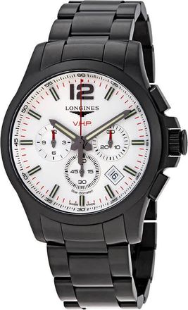 Longines Conquest V.H.P. Perpetual Chronograph Quartz Silver Dial Mens Watch L37272766