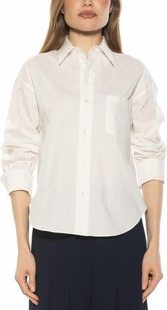 Alexia Admor Tammi Linen-Blend Shirt