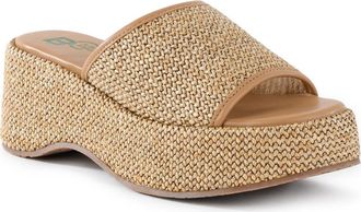BC Footwear Ocean Mist Platform Sandal in Natural at Nordstrom, Size 10