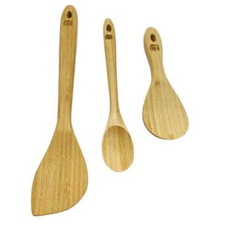 Joyce Chen Burnished Wok Utensils, 3-Piece Stir Fry Set in Bamboo at Nordstrom