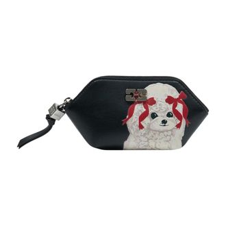 Ganni Bou Coin Purse Puddle Wallet - female - Ganni - Wallets & Cardholders - Black - ONE SIZE - Accessories