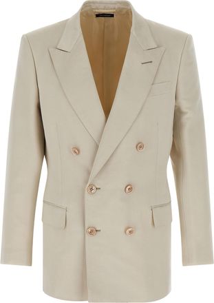 Tom Ford Beige Cotton Mens Blazer