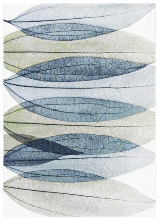 Safavieh Alfombra polipropileno marfil/verde azulado 122 x 183 cm