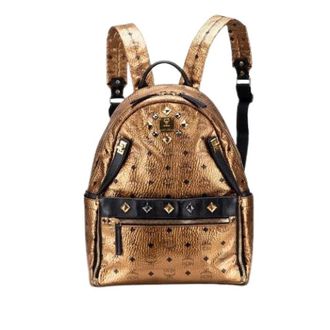 MCM Pre-owned Backpacks, female, Brown, Size: ONE SIZE Pre-owned Plastic Backpack