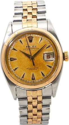 Rolex pre-owned Datejust 36mm - unisex - 18kt Rose Gold - One Size - Pink