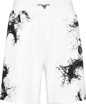 Plein Sport Shorts Plein Sport Splash Men in White at Nordstrom, Size Xx-Large