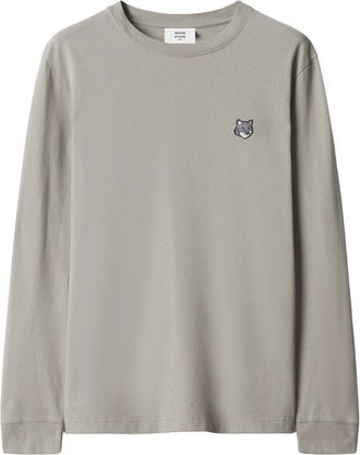 Maison Kitsun&eacute; Fox Head Comfort ls Tee Pm00119kj7025