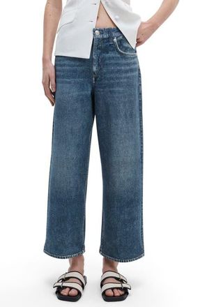Rag & Bone rb Miramar Andi Ankle Wide Leg Cotton Terry Sweatpant Jeans in Kimbr at Nordstrom, Size 30