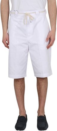 Drôle de Monsieur Cotton Blend Bermuda Shorts