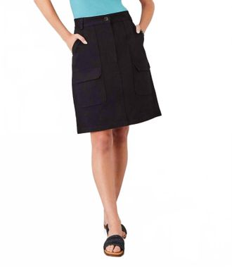 Karen Kane Cargo Mini Skirt In Black