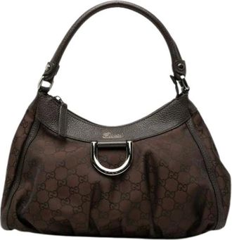Gucci Pre-owned Shoulder Bags, female, Brown, Size: ONE SIZE Pre-owned Vintage Shoulder Bag