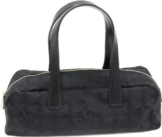 Chanel Tweedehands leren handtassen - Dames - Vintage Handtas - Zwart - ONE Size - Leer - Vintage