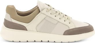 Boggi Milano Nimbus leather sneakers - men - Calf Leather/Polyamide/Elastane/Fabric/Rubber - 10 - Neutrals