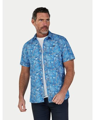 Raging Bull Raging Bull SS Bali Palm Linen Shirt