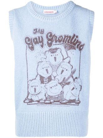 Charles Jeffrey Loverboy Canotta Cute Gromlin - Blu