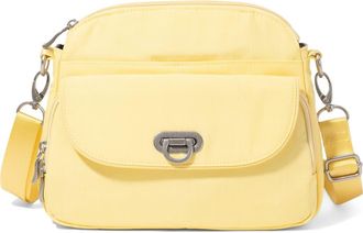 Baggallini Coastal Flip Lock Crossbody Bag in Butter Yellow at Nordstrom