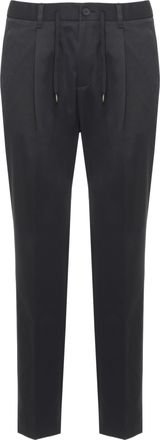 Herno Tailored Drawstring Pants with Adjustable Elastic Waistband