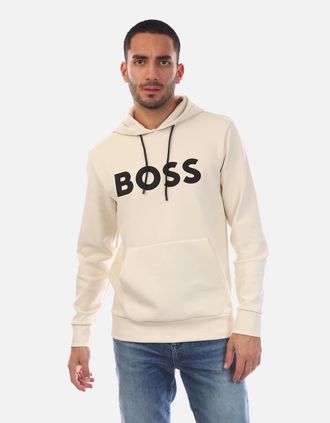 HUGO BOSS Mens Soody Zone Sweatshirt - White - Size: 44