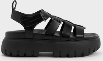 Charles & Keith Platform Caged Sandals